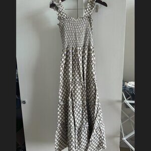 Few Moda exclusive Kourt Calypso Maxi Dress, Multi Plaid print, size Small